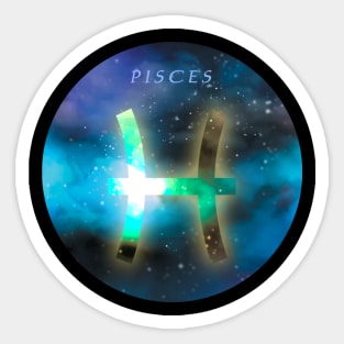 Pisces Galaxian Sticker